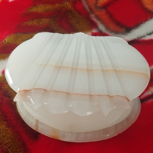 White Shell Design Bath Storage Box - Picture 2 of 9